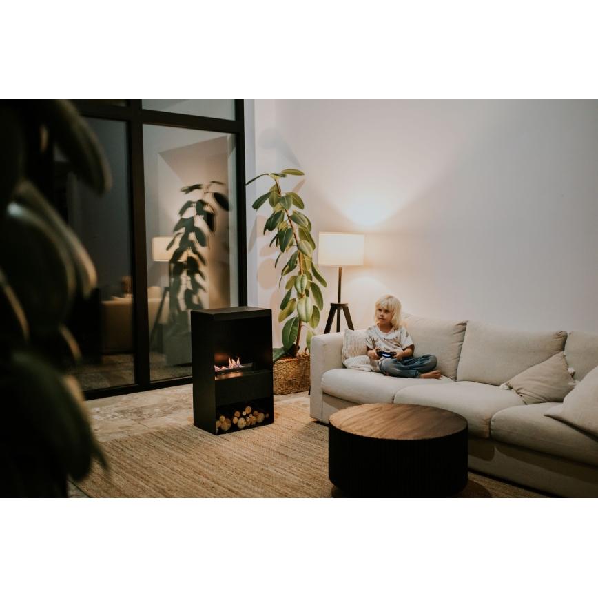 Planika - Lareira BIO com comando 83,5x48 cm 2,5kW/230V preto