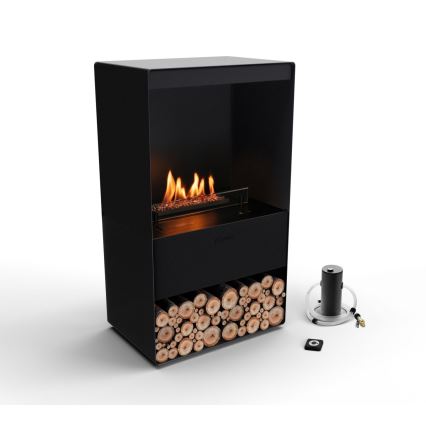 Planika - Lareira BIO com comando 83,5x48 cm 2,5kW/230V preto