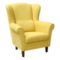 Poltrona com asas GALA amarela