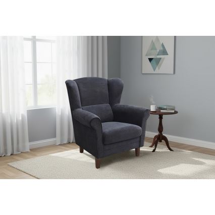 Poltrona com asas GALA antracite