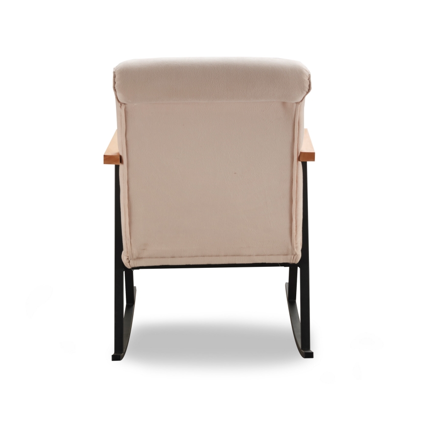 Poltrona de baloiço LUNI - creme