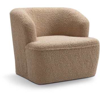 Poltrona de design ESTRELA bege