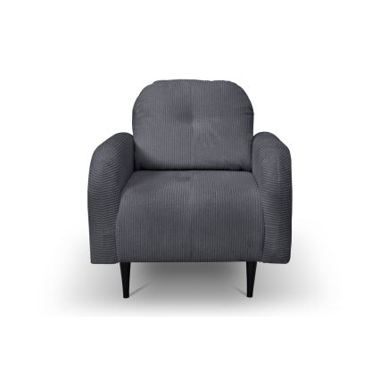Poltrona estofada CLOUDY cinzenta