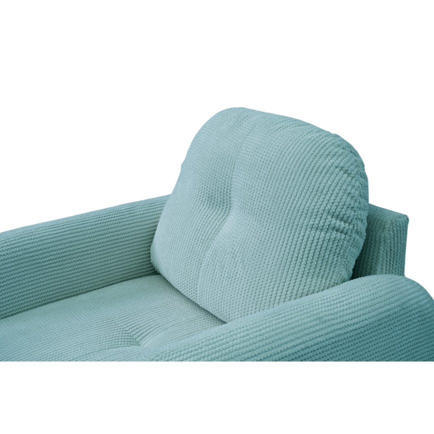 Poltrona estofada CLOUDY turquesa