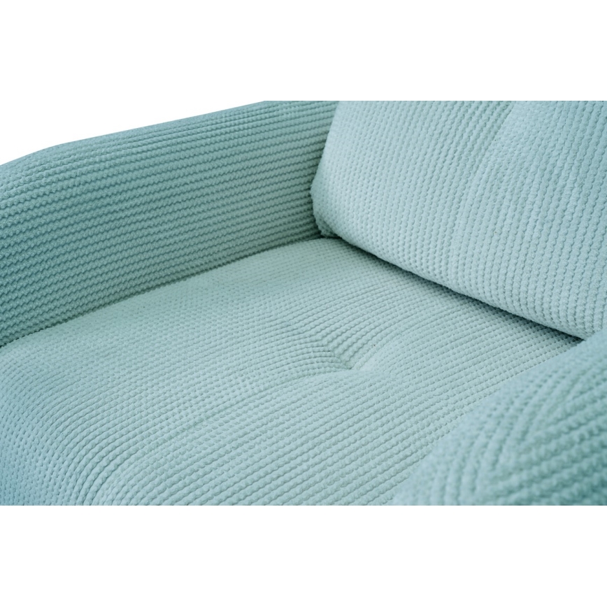 Poltrona estofada CLOUDY turquesa