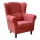 Poltrona GALA vermelha