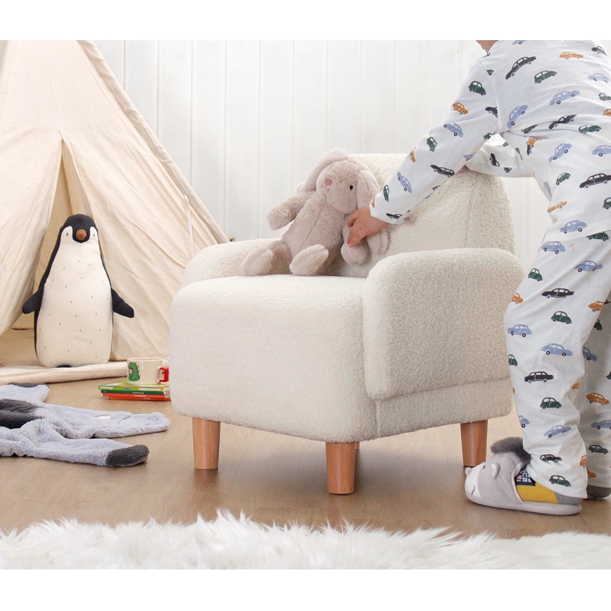 Poltrona infantil LORY branca