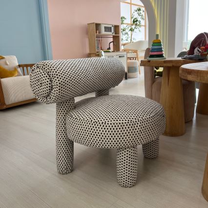 Poltrona infantil MAVI bege/preta