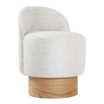 Poltrona infantil RIKI 40 x 47 cm, cinzento claro