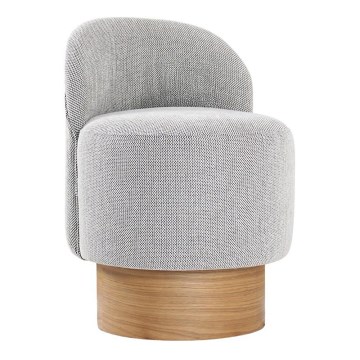 Poltrona infantil RIKI 40x47 cm cinza