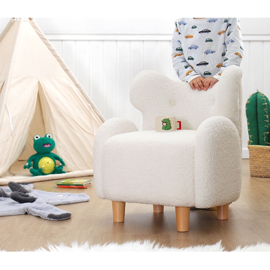 Poltrona infantil TOBI branca