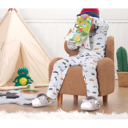 Poltrona infantil TOBI castanha