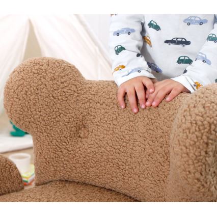 Poltrona infantil TOBI castanha