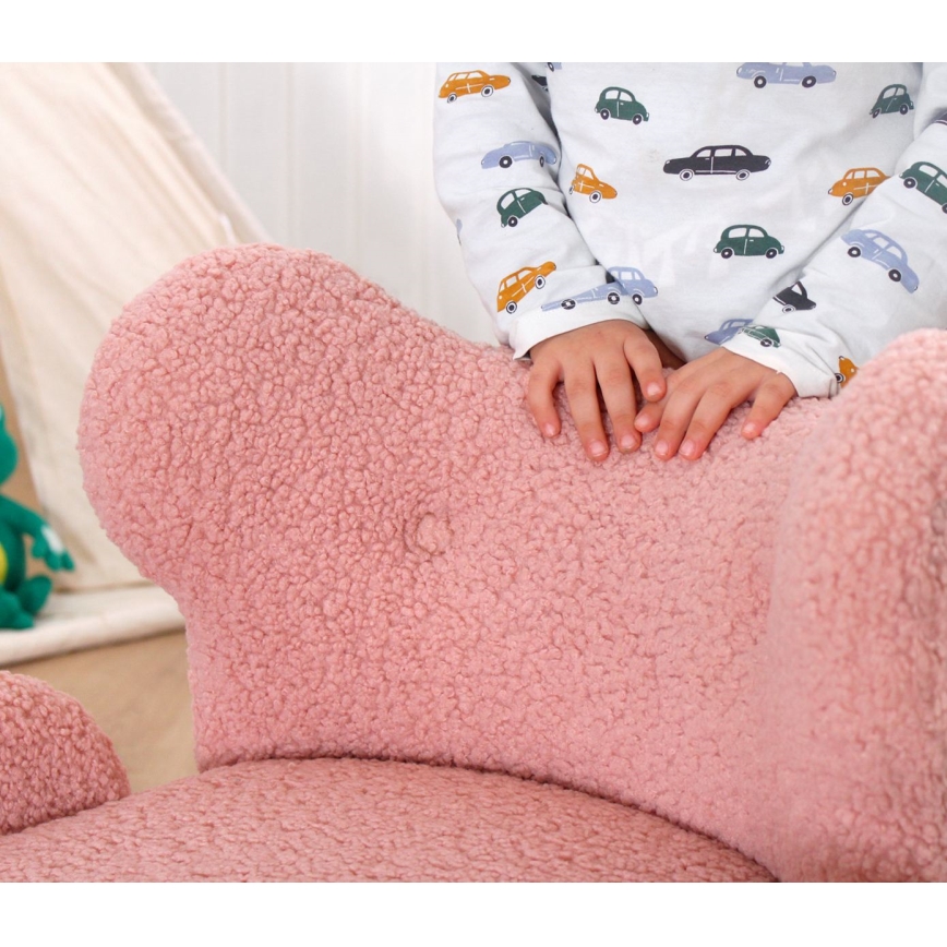 Poltrona infantil TOBI rosa