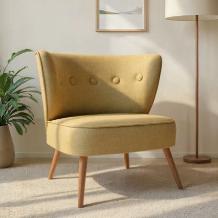 Poltrona JENI castanha