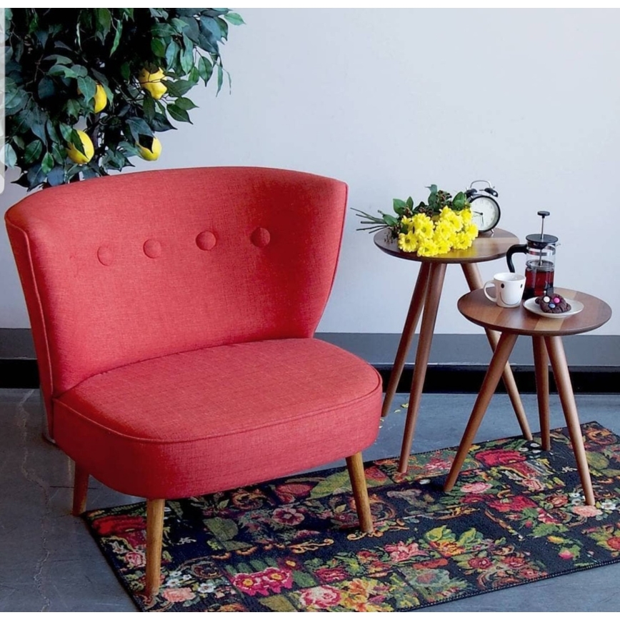 Poltrona JENI vermelha