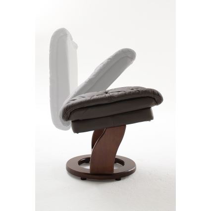 Poltrona reclinável HABI castanha/nogueira