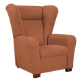 Poltrona VIVA com encosto em asa, laranja