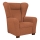 Poltrona VIVA com encosto em asa, laranja