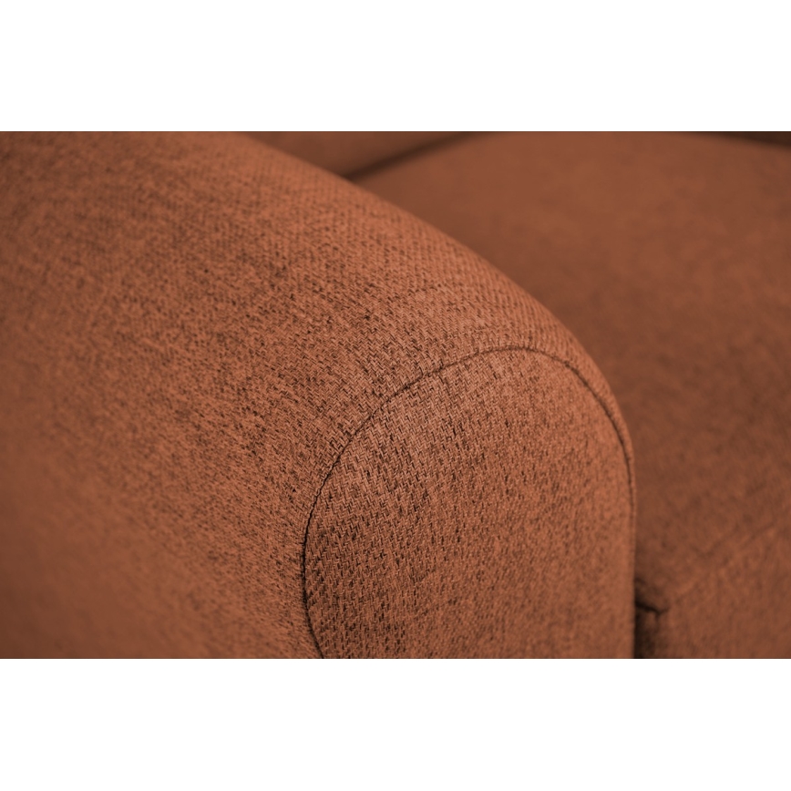 Poltrona VIVA com encosto em asa, laranja