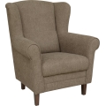 Poltrona wingback GALA castanha