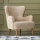 Poltrona Wingback NEKO creme