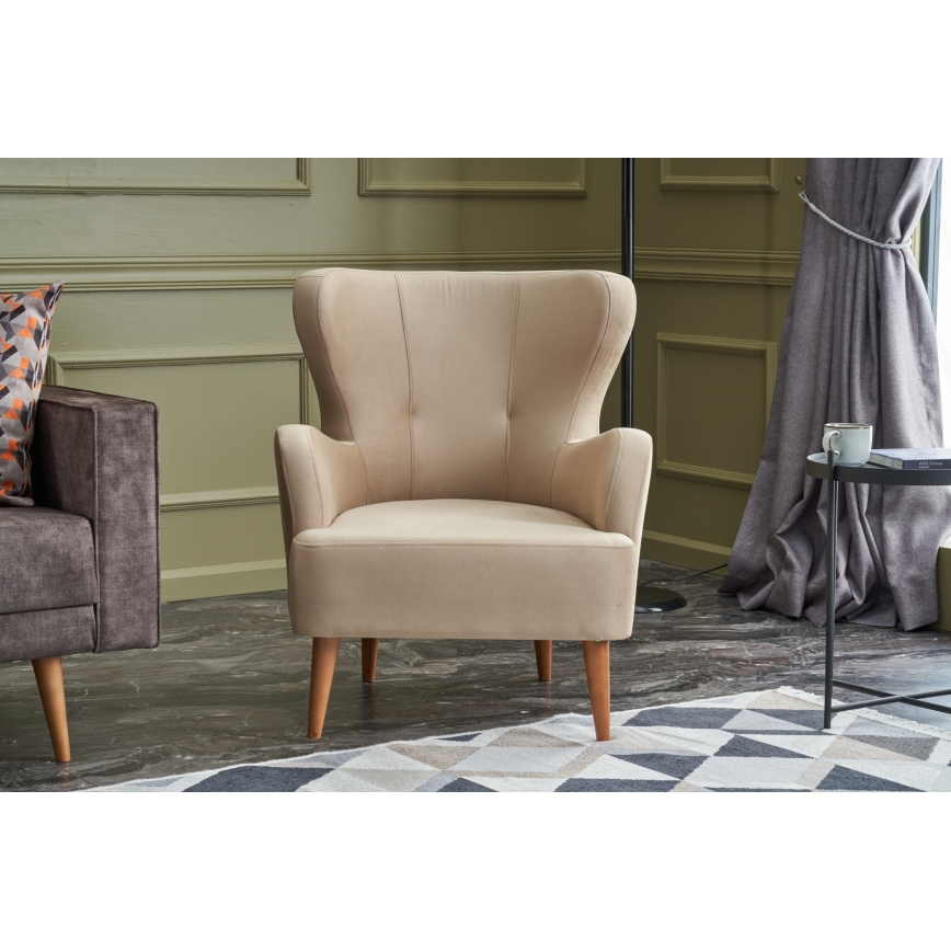 Poltrona Wingback NEKO creme