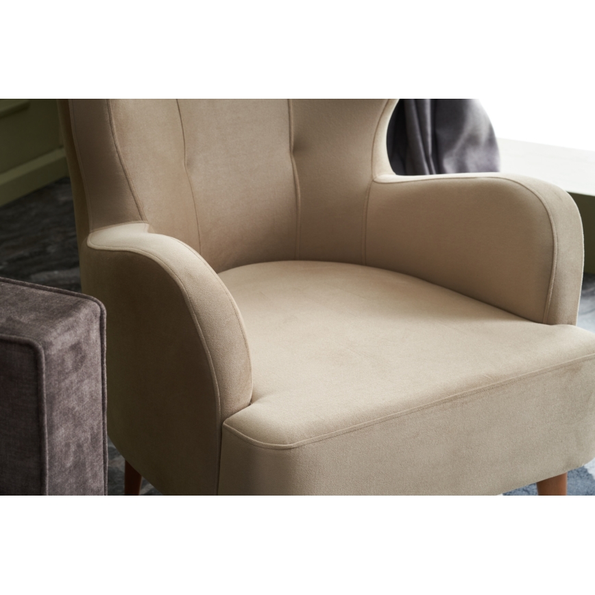 Poltrona Wingback NEKO creme