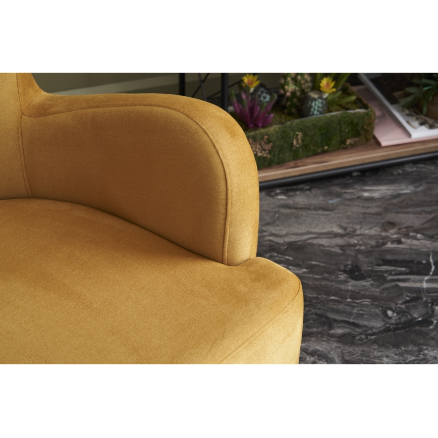 Poltrona Wingback NEKO dourada