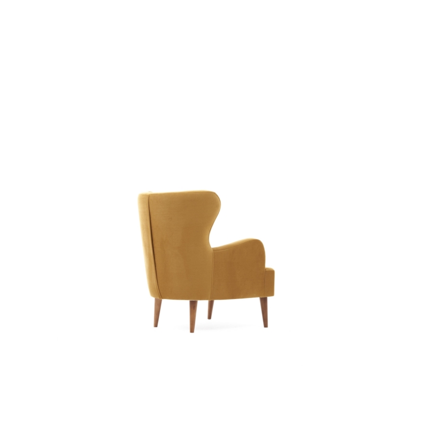 Poltrona Wingback NEKO dourada