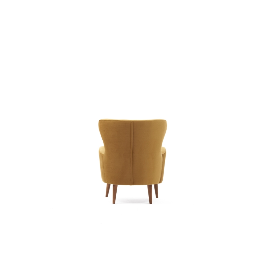 Poltrona Wingback NEKO dourada