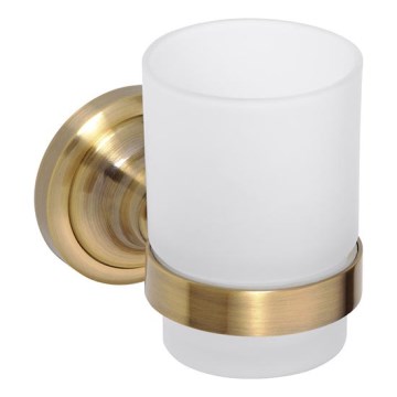 Porta-escovas de dentes 7x9,5 cm, bronze