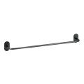 Porta-toalhas 64,5x7,2 cm inox/preto