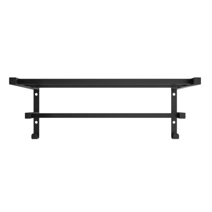 Porta-toalhas para radiador de casa de banho HF SHEFFIELD, 52 x 25,6 cm, preto