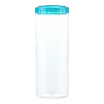 Pote de alimentos INTERLOCK 1,6 l turquesa/transparente