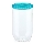Pote de alimentos INTERLOCK 1 l turquesa/transparente