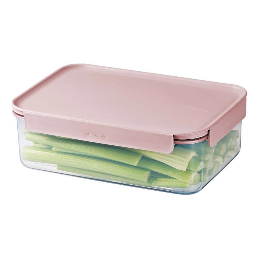 Pote para alimentos CLASSIC PLUS 2,8 l rosa/transparente
