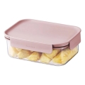 Pote para alimentos CLASSIC PLUS 420 ml rosa/transparente