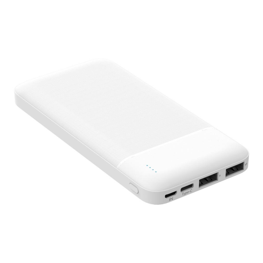 Power Bank 10000 mAh 3,7V branco
