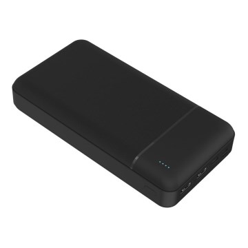 Power Bank 30000 mAh 3,7V preta