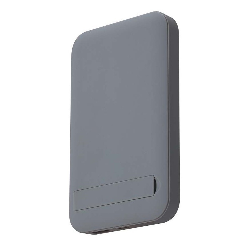 Power Bank Magnética com carregamento sem fios Power Delivery 10 000mAh/20W/3,7V cinzento