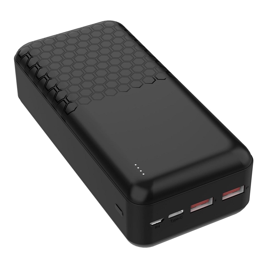 Power Bank Power 30000 mAh/22,5W/3,7V preto