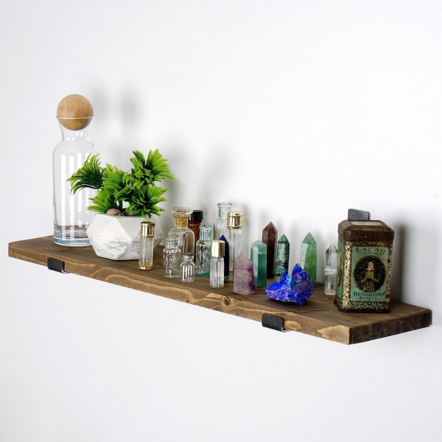 Prateleira de parede 16x60 cm abeto