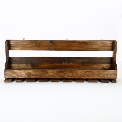 Prateleira de parede 28x102 cm abeto castanho