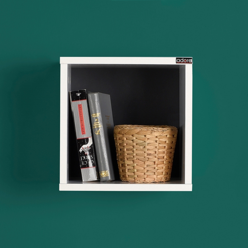 Prateleira de parede 33x33 cm branco