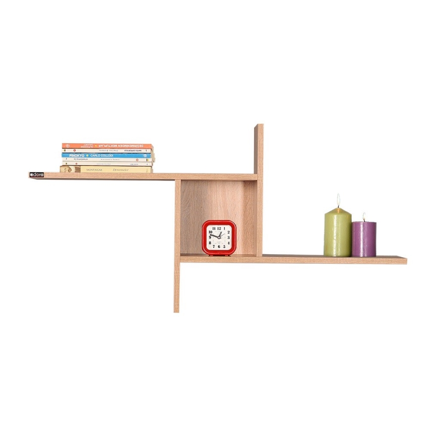 Prateleira de parede 50x100 cm castanha