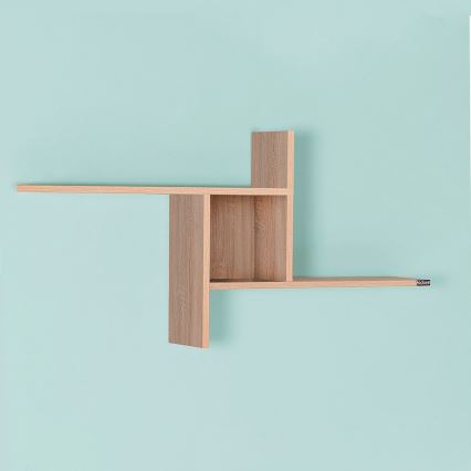 Prateleira de parede 50x100 cm castanha