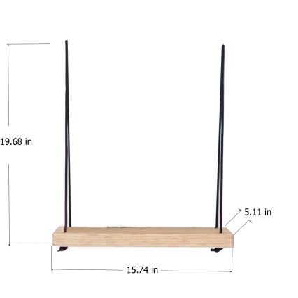 Prateleira de parede 50x40 cm abeto