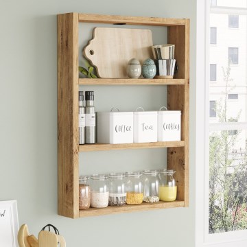 Prateleira de parede 60x43,2 cm pinheiro