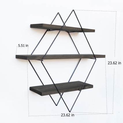Prateleira de parede 60x60 cm abeto